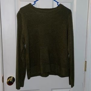 olive green sweater